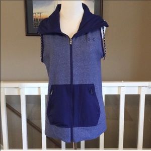 Under Armour Cold gear purple space dye vest